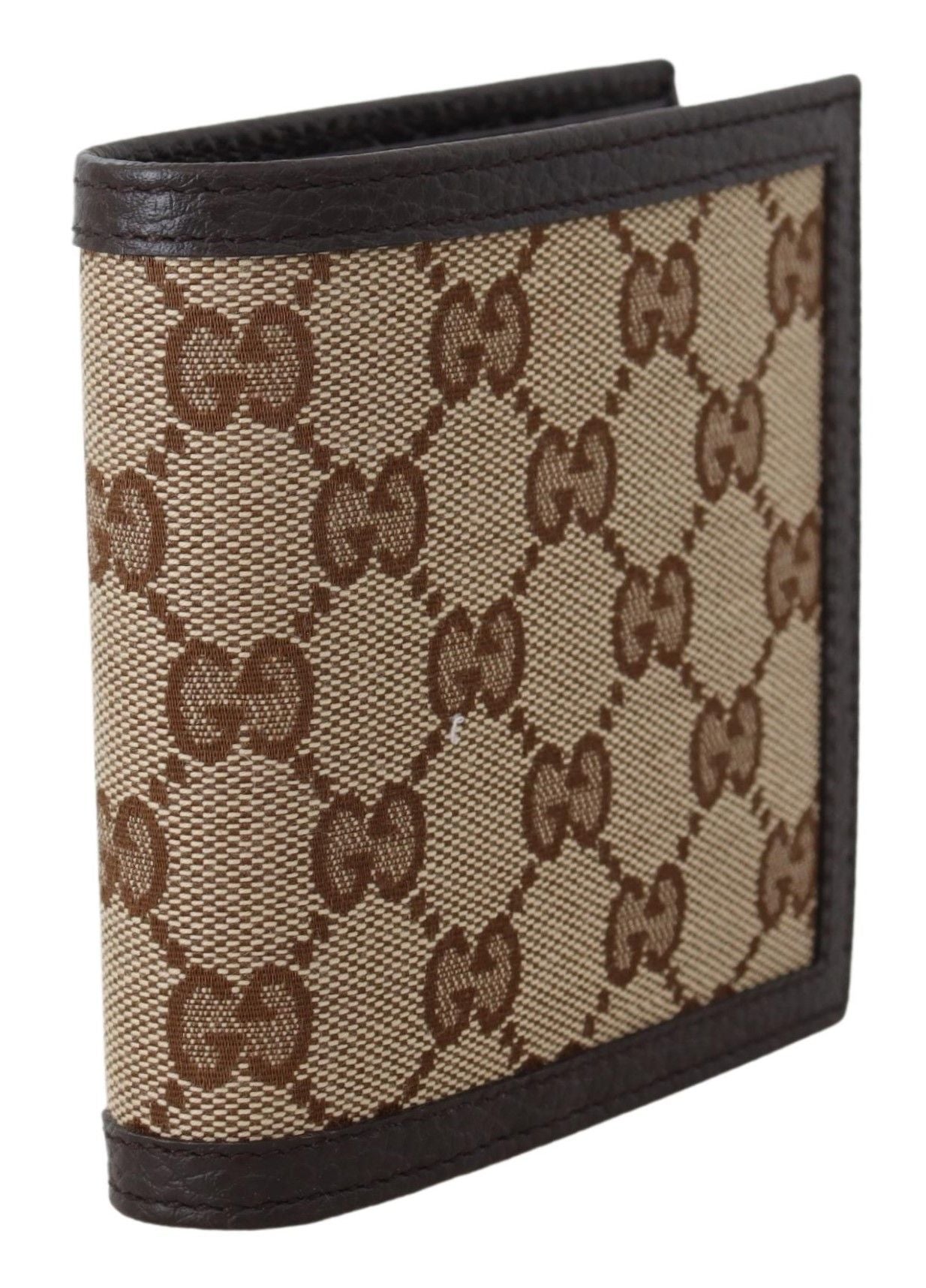 Brown GG Guccissima Pattern Bifold Wallet