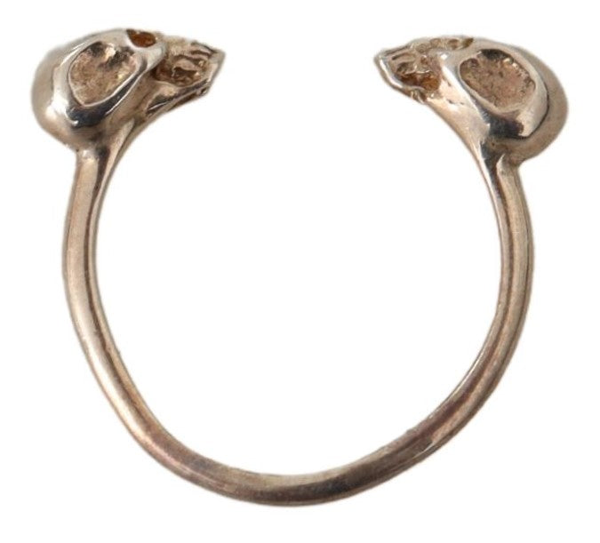 Exquisite Silver Skull Statement Ring