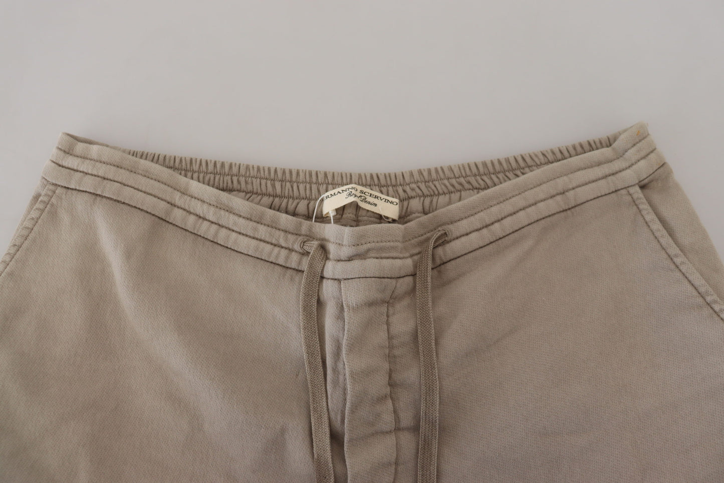 Chic Mid Waist Straight Pants in Light Brown