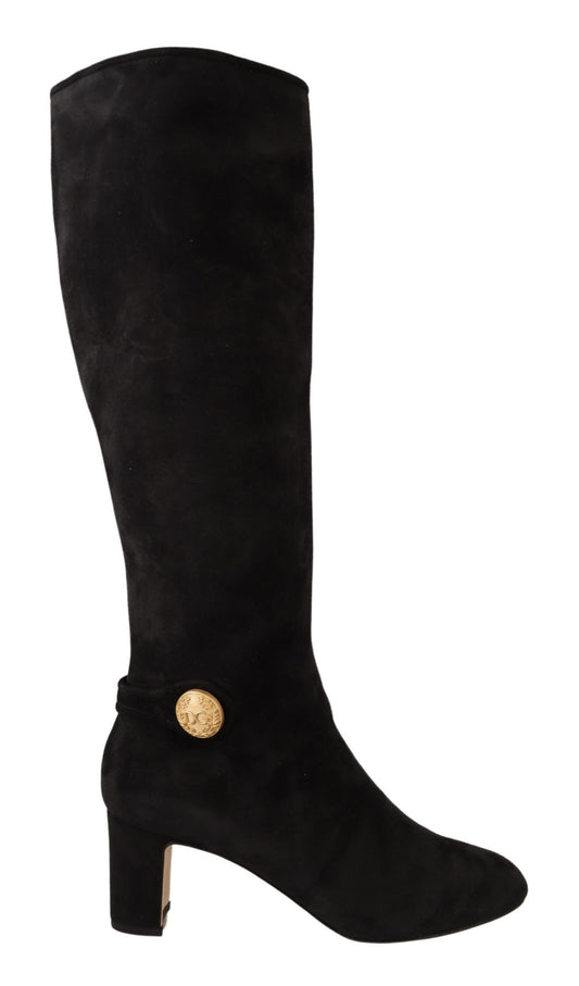 Elegant Suede Vally High Boots