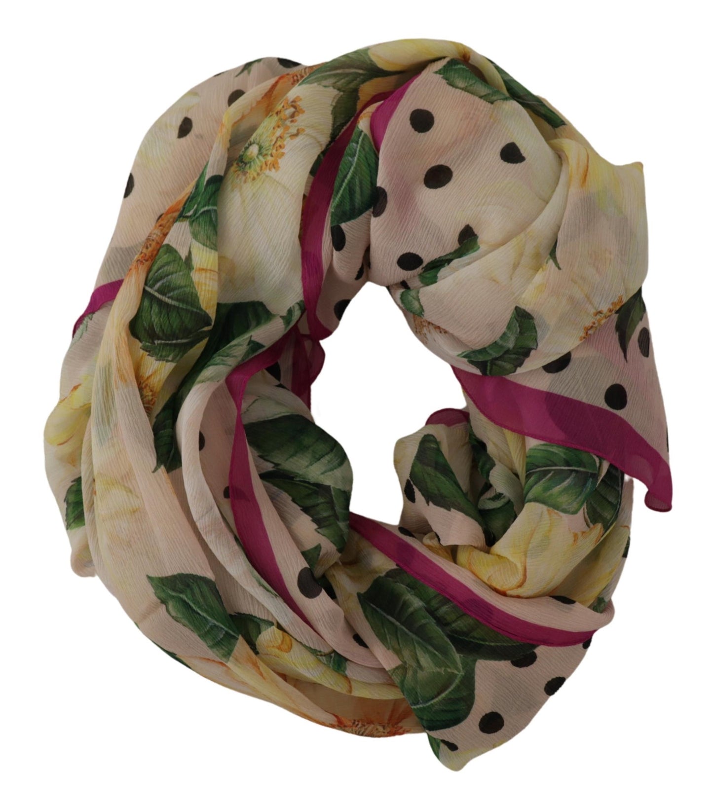 Elegant Floral Silk Shawl Wrap