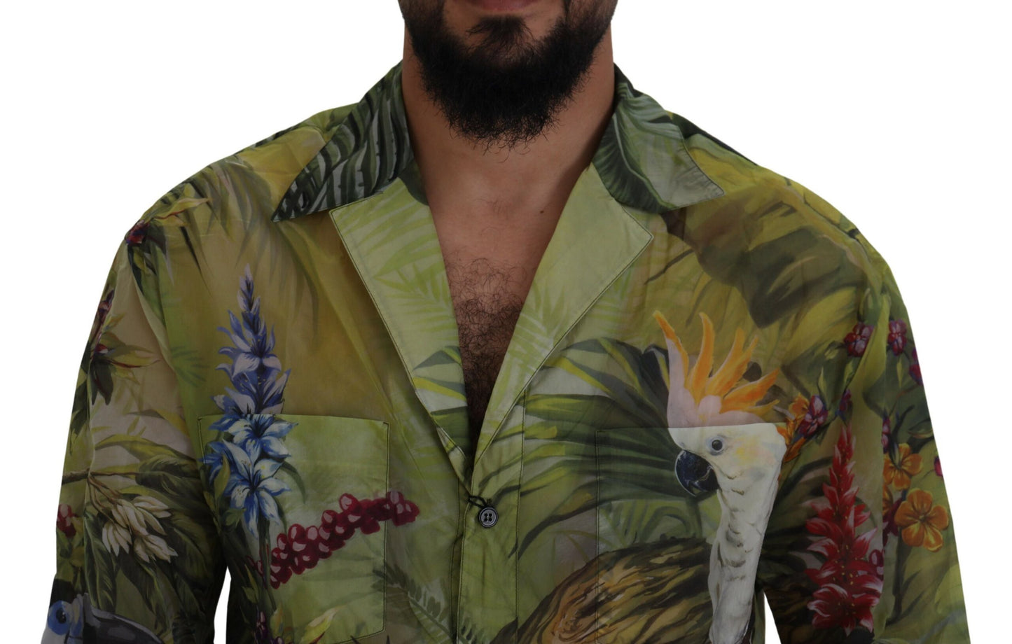 Exotic Jungle Print Casual Shirt