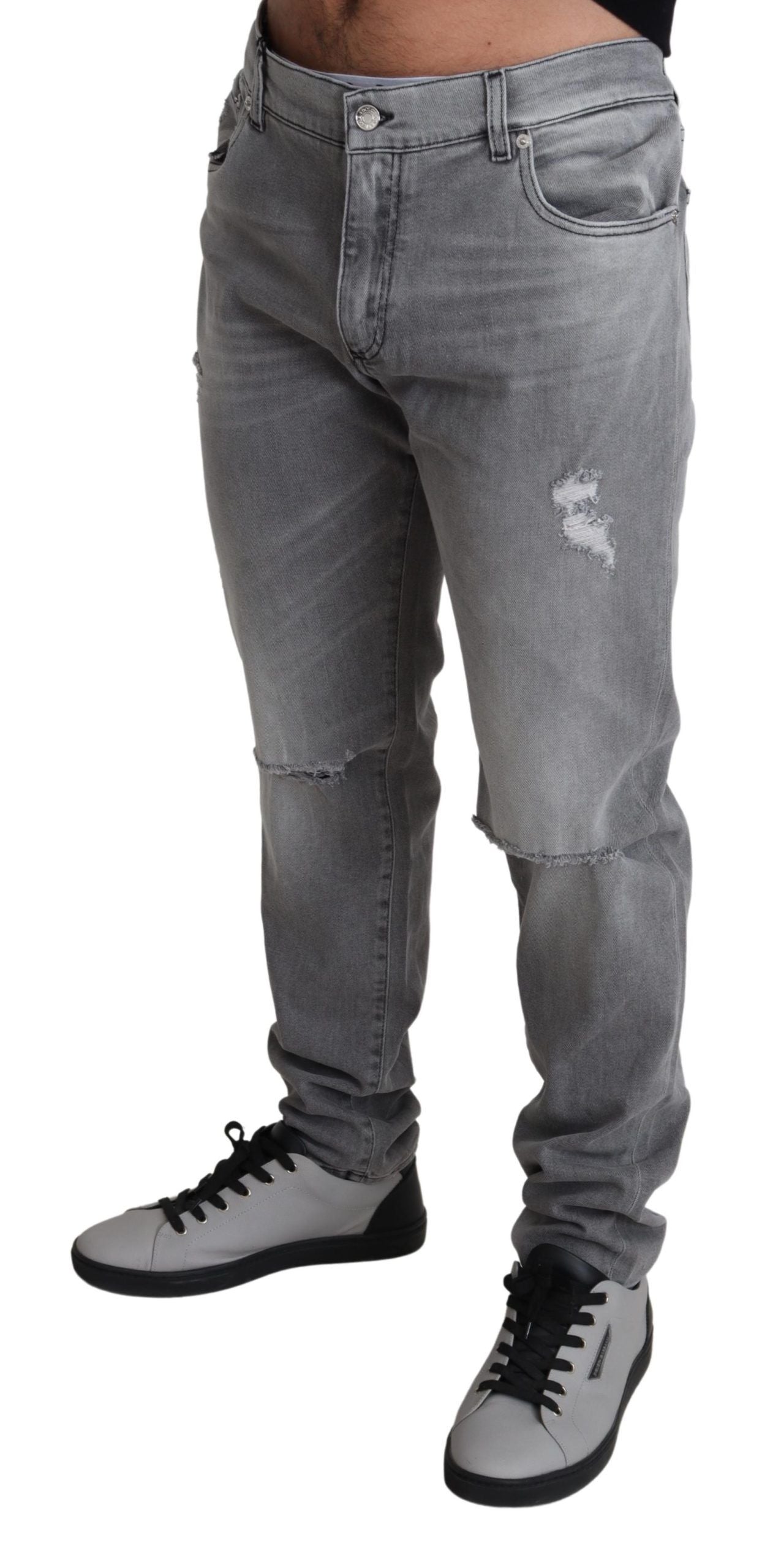 Sleek Skinny Cut Designer Denim Jeans