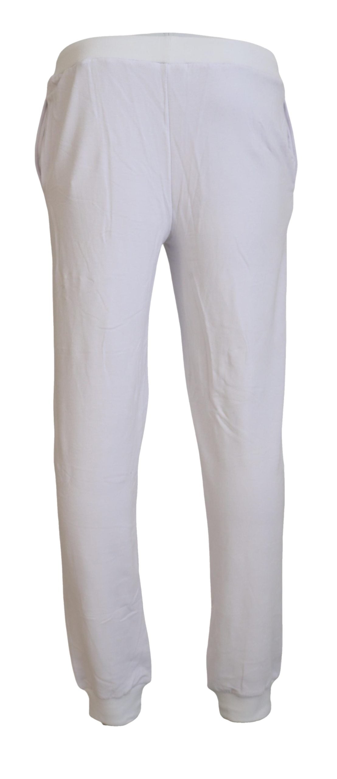 Chic White Jogger Pants - Casual Elegance