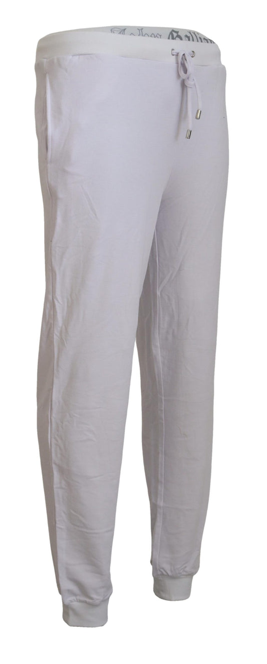 Chic White Jogger Pants - Casual Elegance