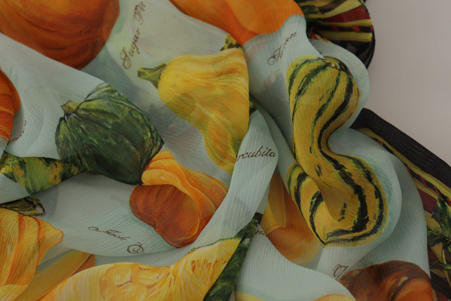 Multicolor Silk Vegetable Print Shawl