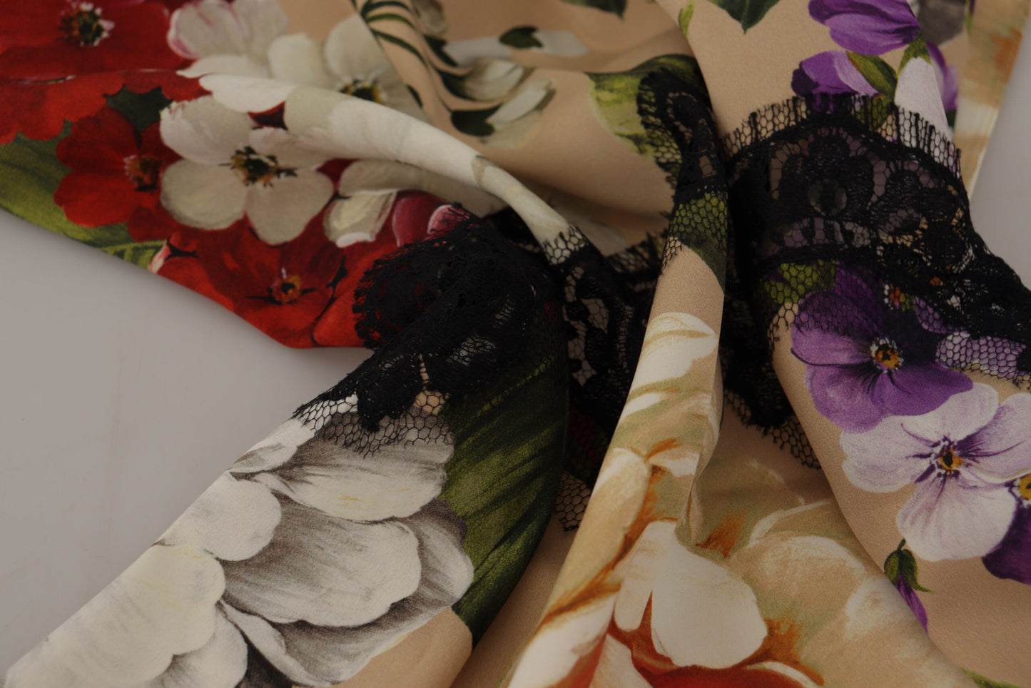 Floral Silk-Blend Luxury Scarf