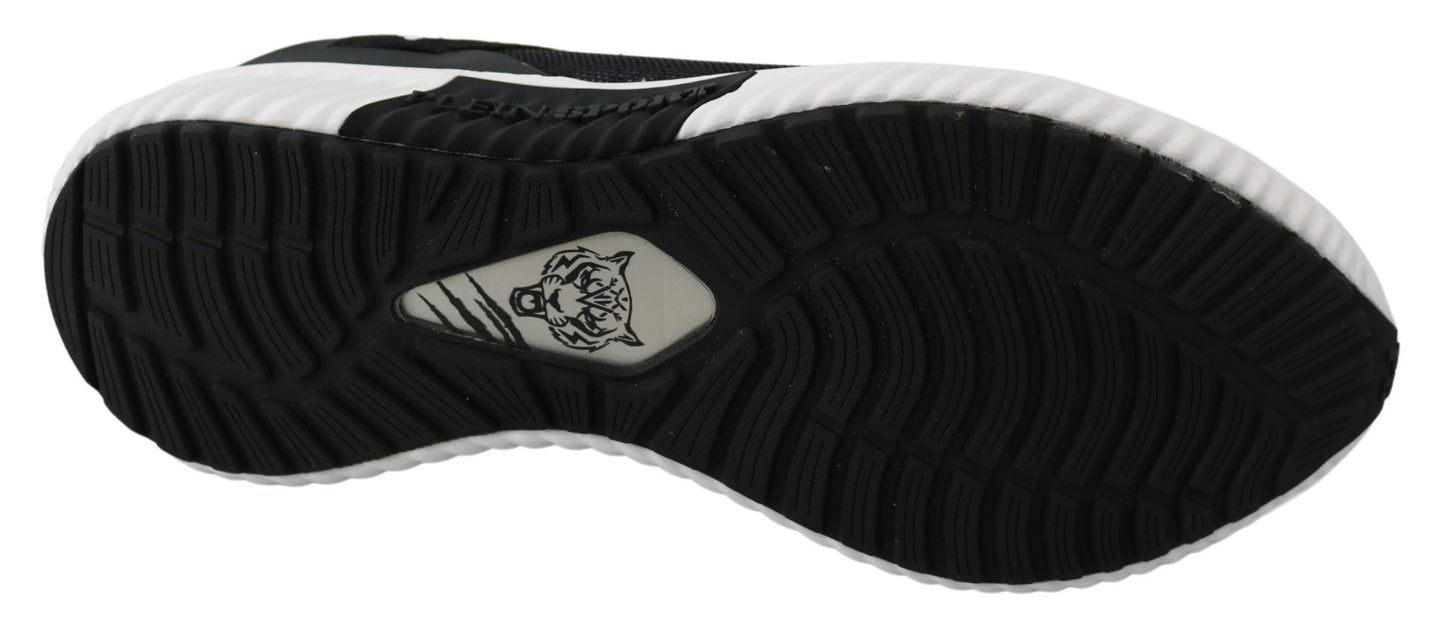 Sleek Black Adrian Sport Sneakers for Men