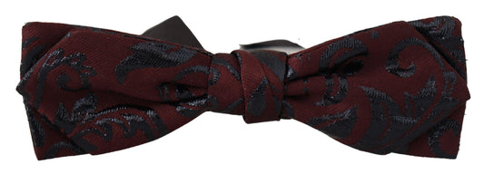 Elegant Bordeaux Bow Tie