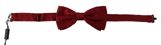 Silk Red Bow Tie - Elegant Tied Design