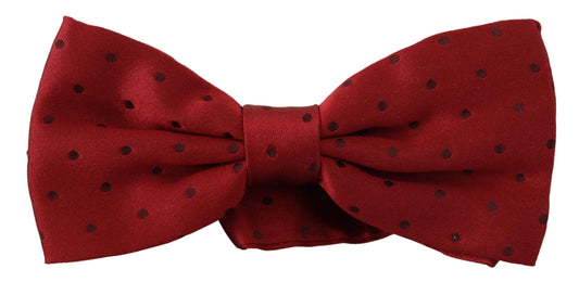Silk Red Bow Tie - Elegant Tied Design