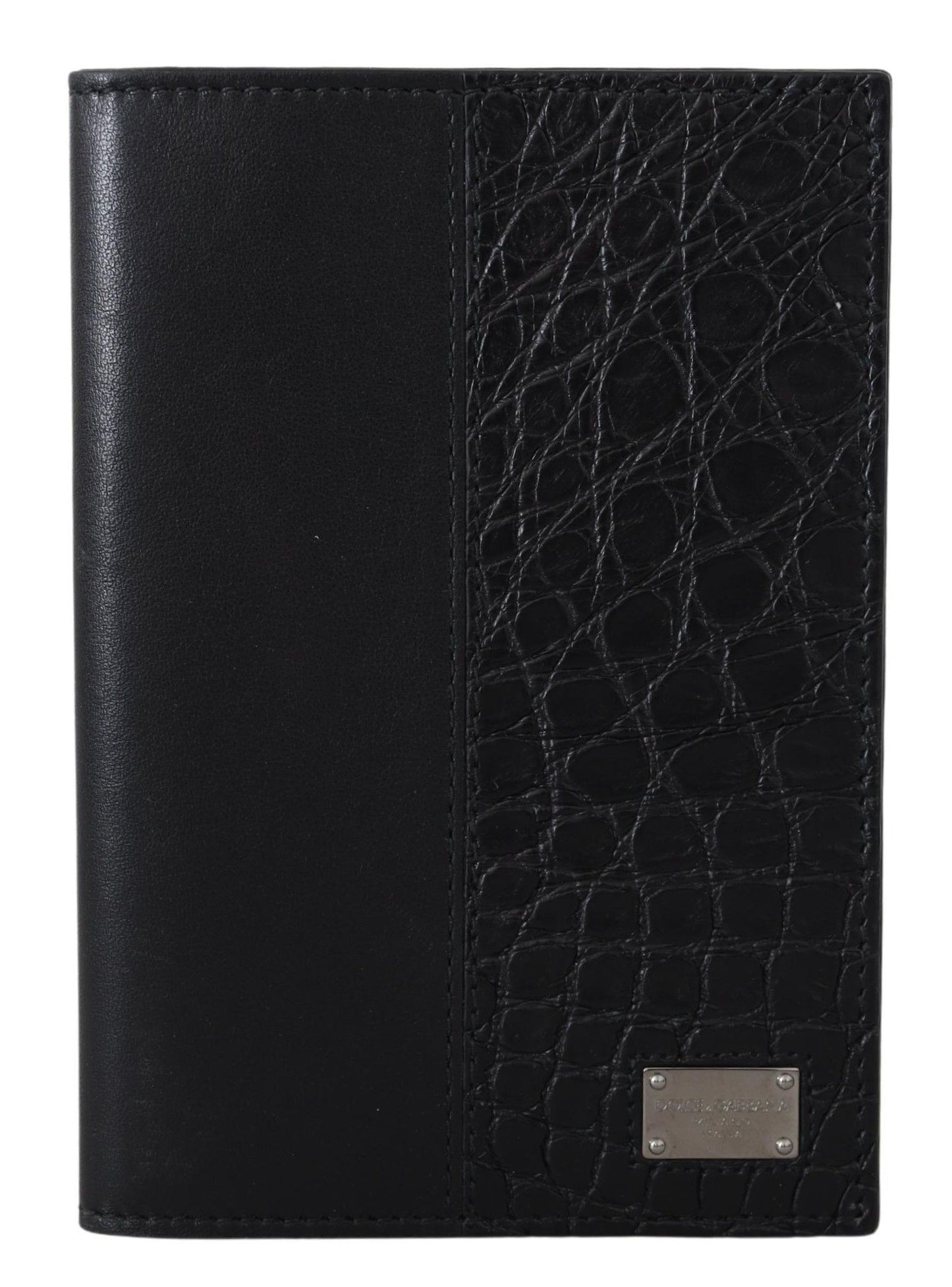 Sleek Exotic Leather Passport Holder