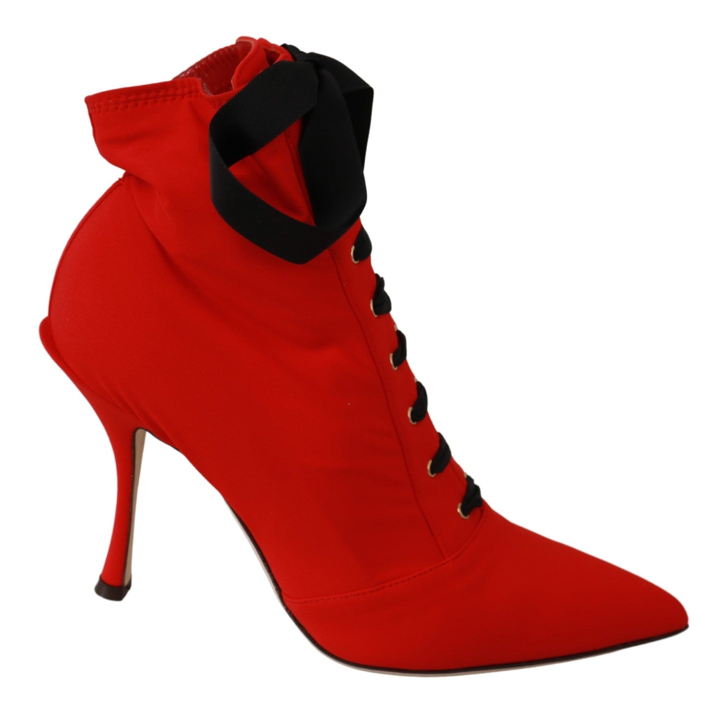 Elegant Red Bootie Pumps Heels