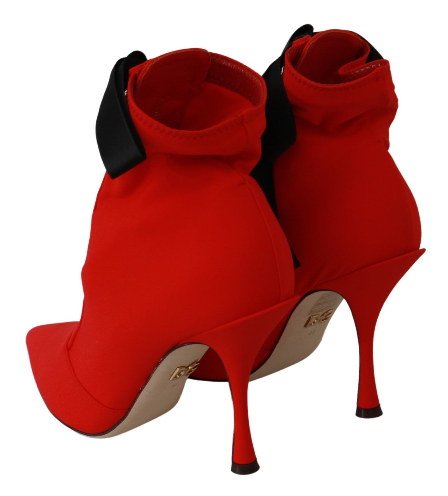 Elegant Red Bootie Pumps Heels