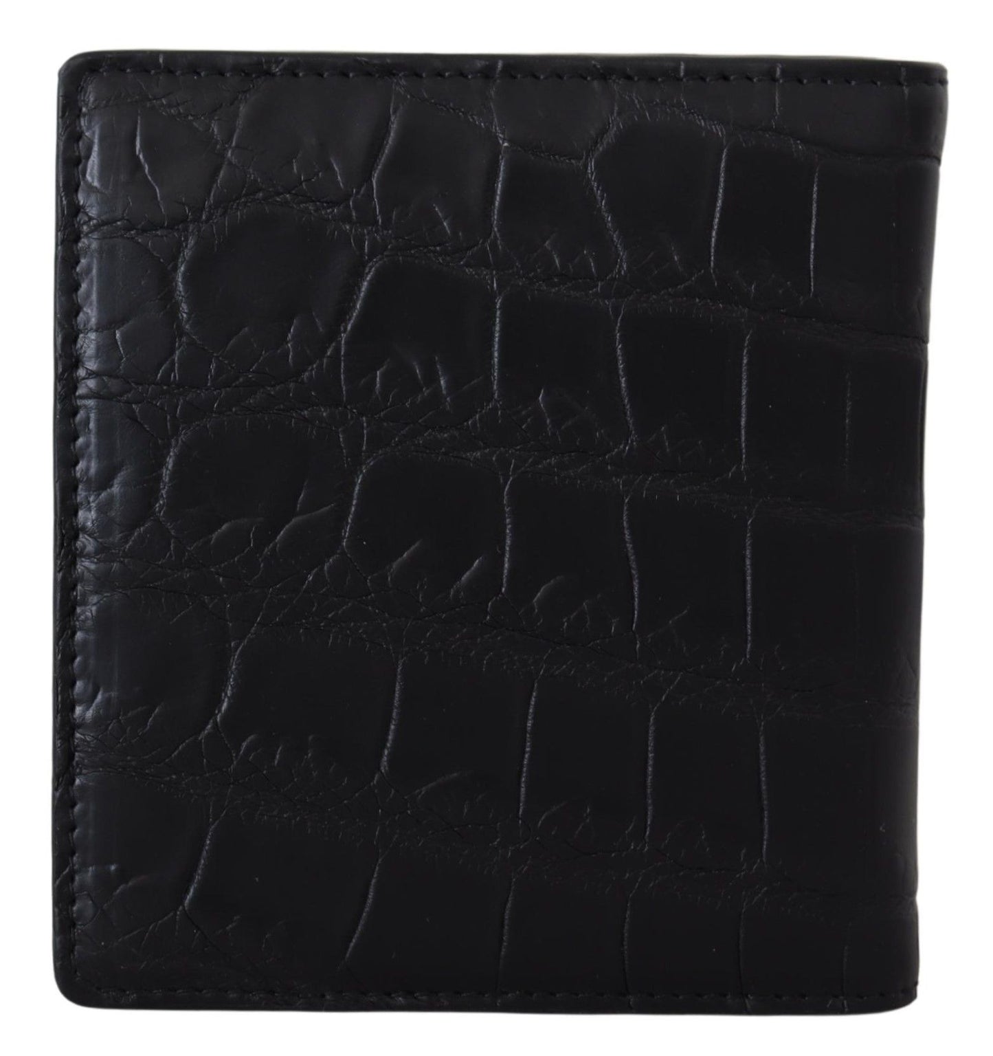 Sleek Exotic Leather Bifold Wallet