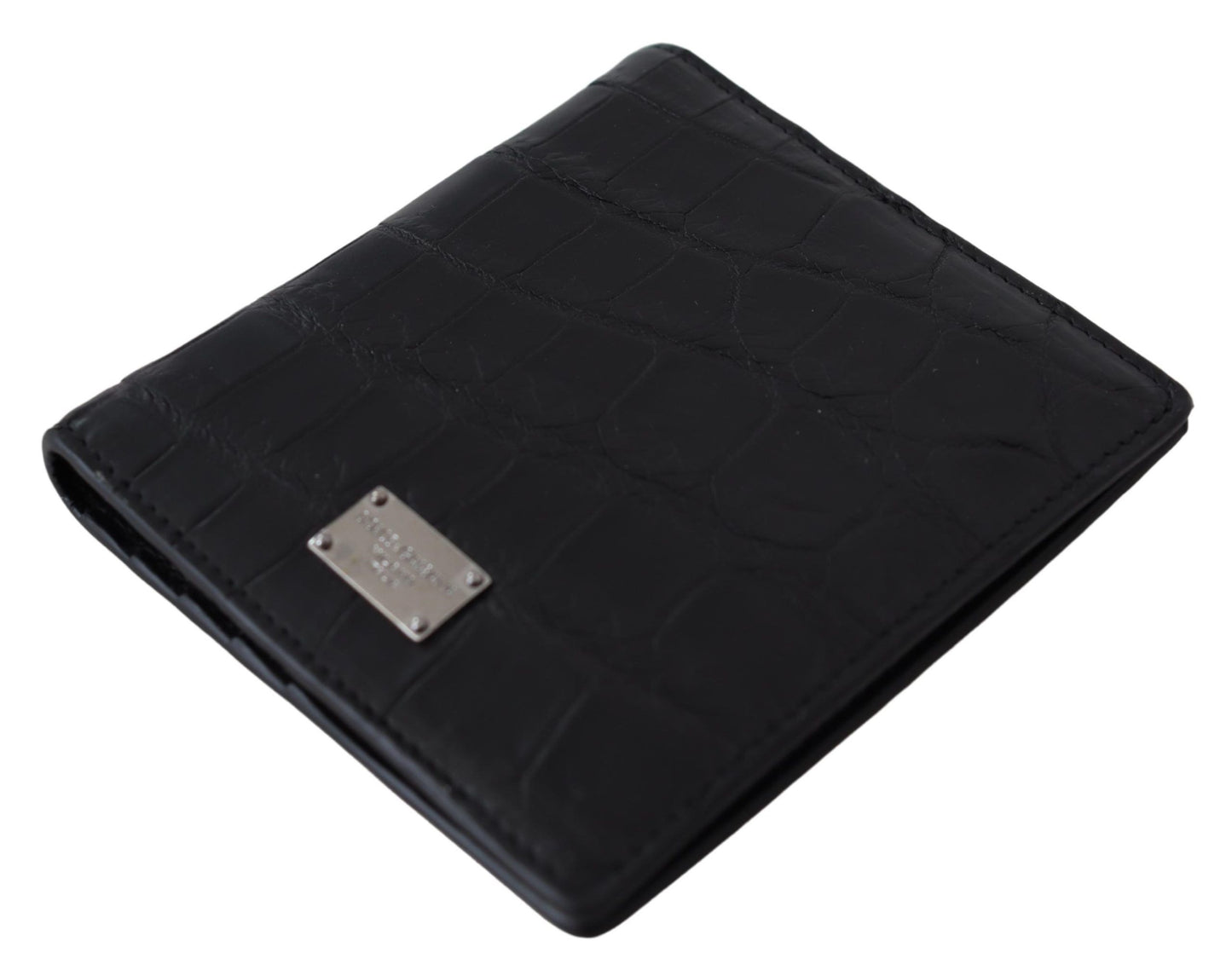 Sleek Exotic Leather Bifold Wallet