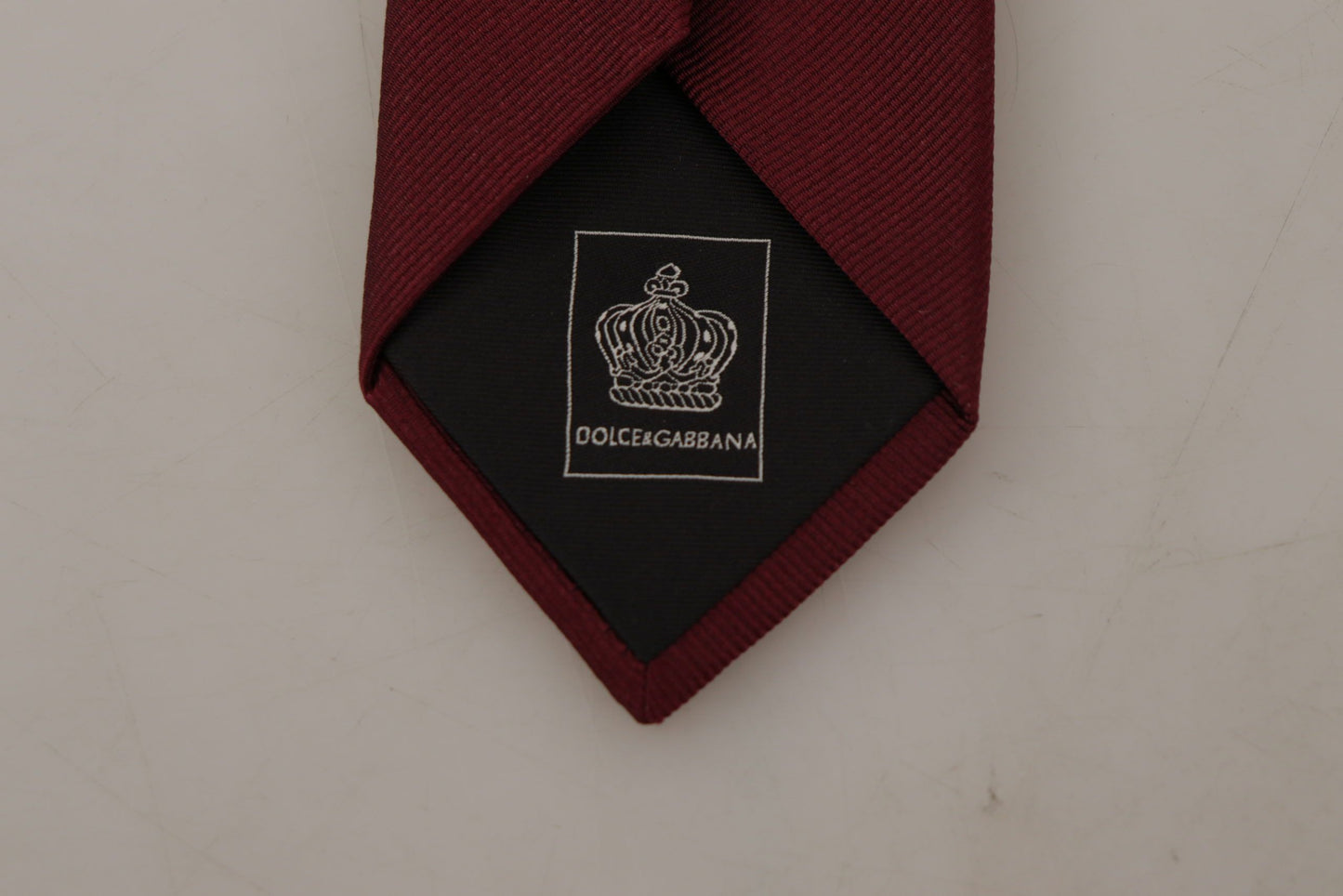 Elegant Silk Maroon Bow Tie
