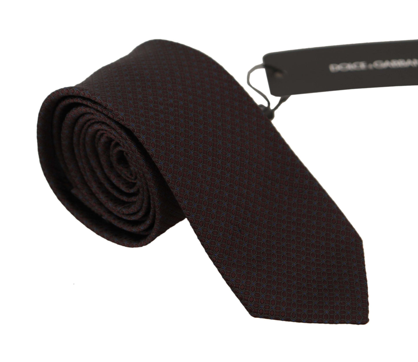 Elegant Bordeaux Silk Tie