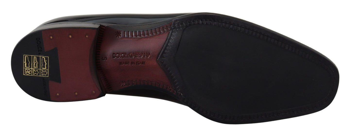 Sleek Black Patent Loafers