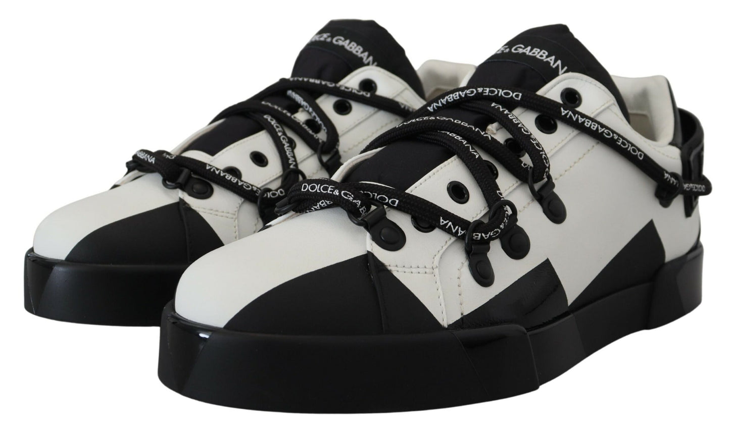 Chic Monochrome Low Top Sneakers