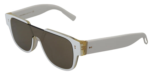 Elegant White Acetate Sunglasses for Women