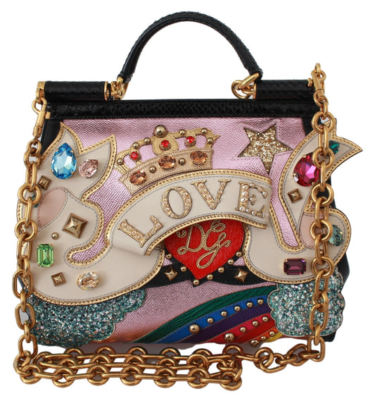 Chic Love Crown DG Star Sicily Shoulder Bag