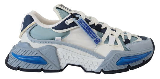 Chic Space-Inspired Sneakers in White & Blue