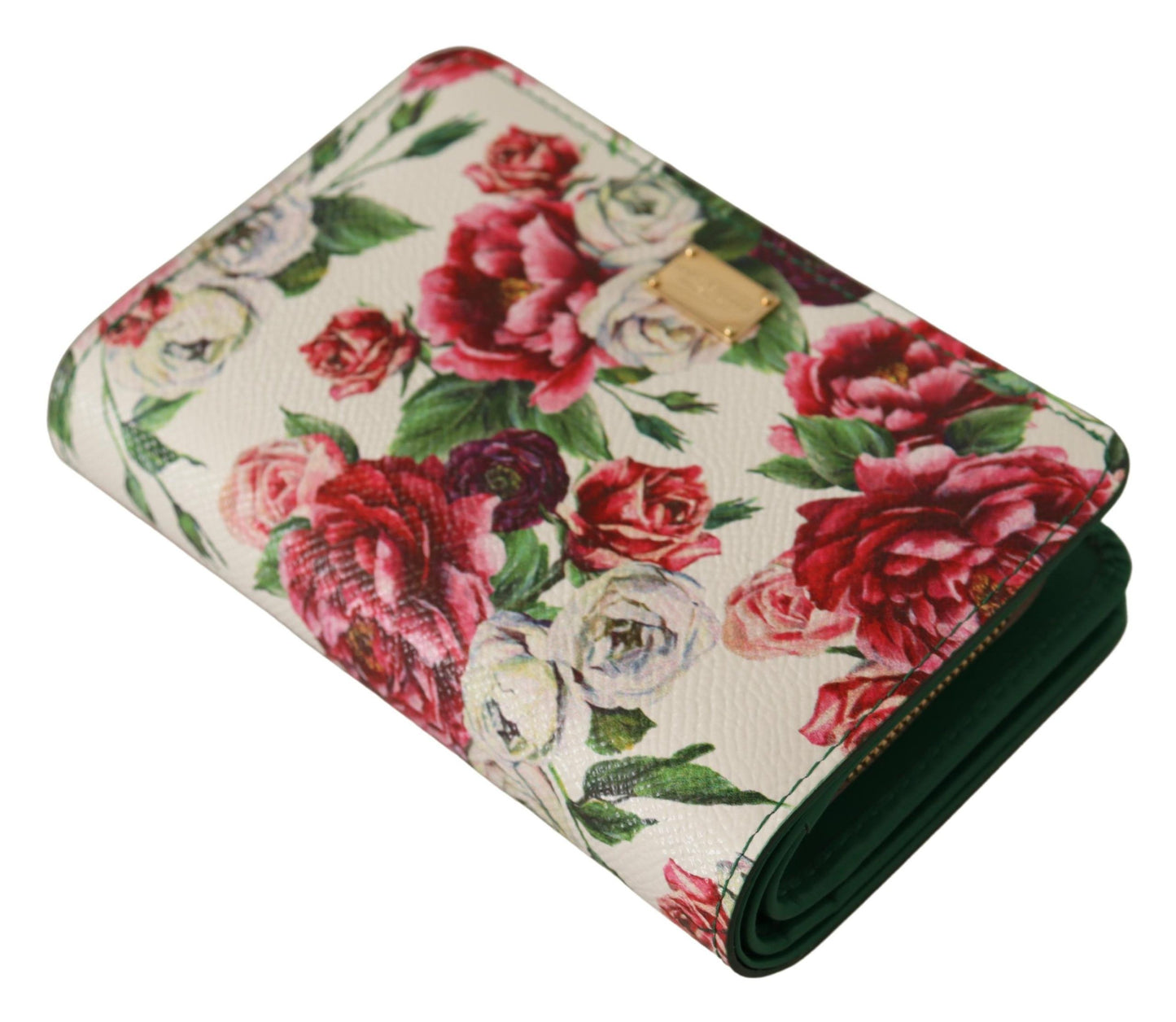 Multicolor Floral Leather Continental Wallet