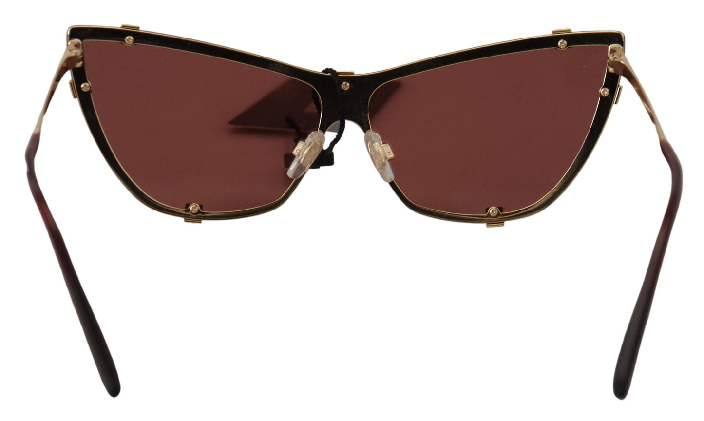 Elegant Cat Eye Bordeaux Sunglasses