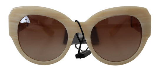 Beige Chic Acetate Women's Sunglasses