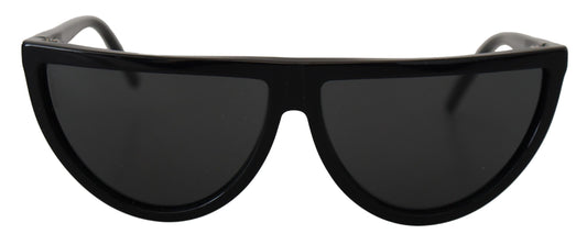 Chic Semi Circular Black Sunglasses