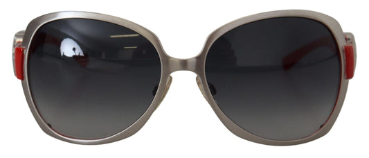 Elegance Redefined Silver Round Sunglasses