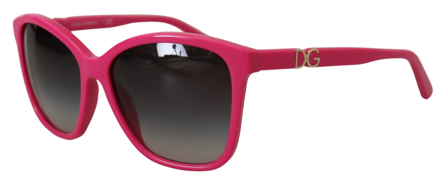 Elegant Pink Round Sunglasses for Women