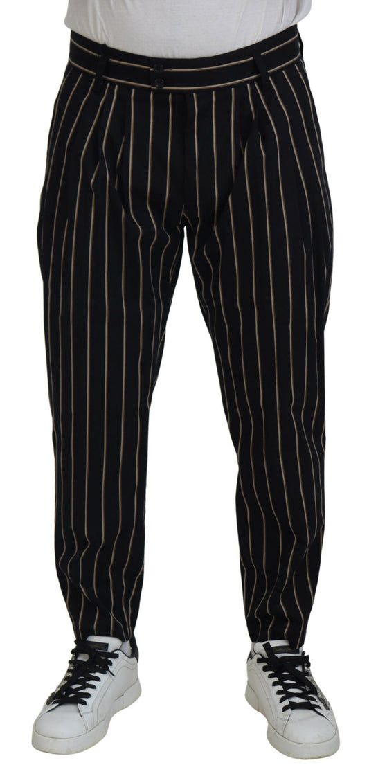 Elegant Striped Chino Tapered Pants