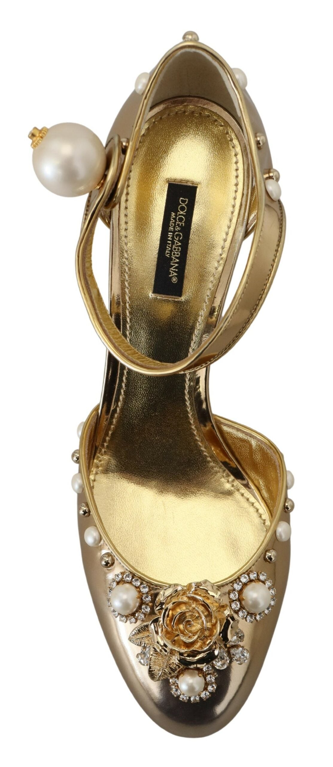 Elegant Gold Slingback Toe Sandals