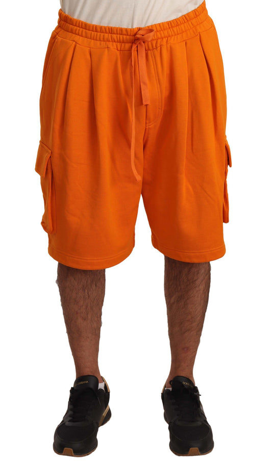 Elegant Tangerine Cargo Shorts