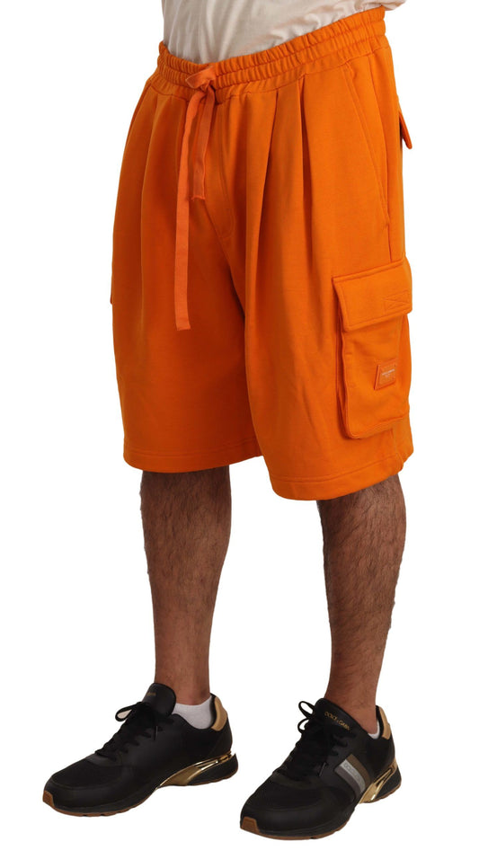 Elegant Tangerine Cargo Shorts
