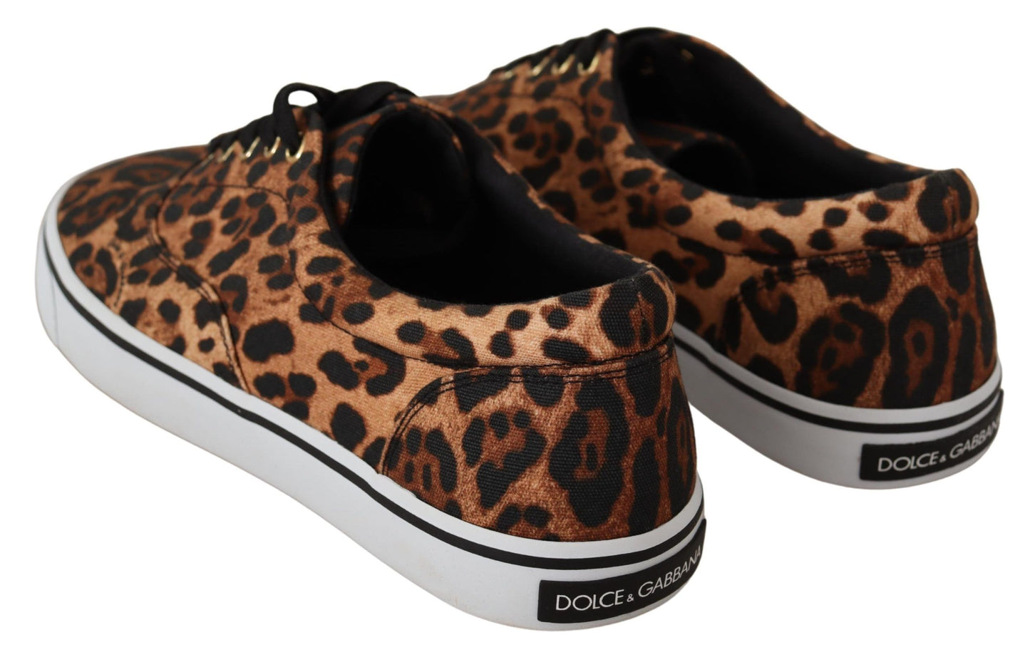 Leopard Print Canvas Sneakers