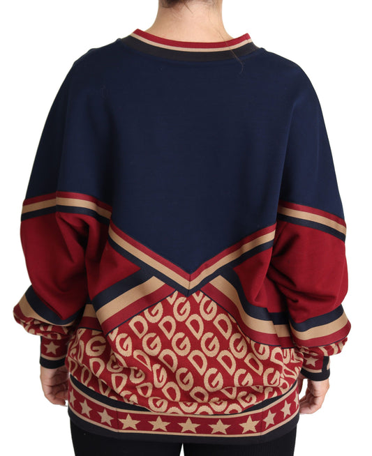 Exquisite Multicolor DG Mania Print Sweater
