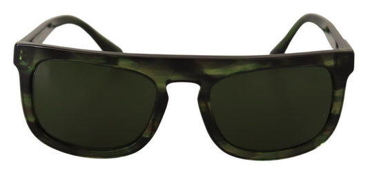 Elegant Green Acetate Men's Sunglasses