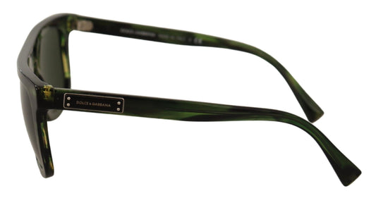 Elegant Green Acetate Men's Sunglasses