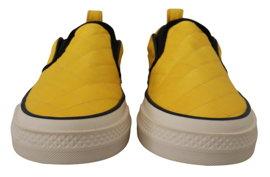 Chic Yellow Slip-On Sneakers for Women