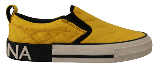 Chic Yellow Slip-On Sneakers for Women