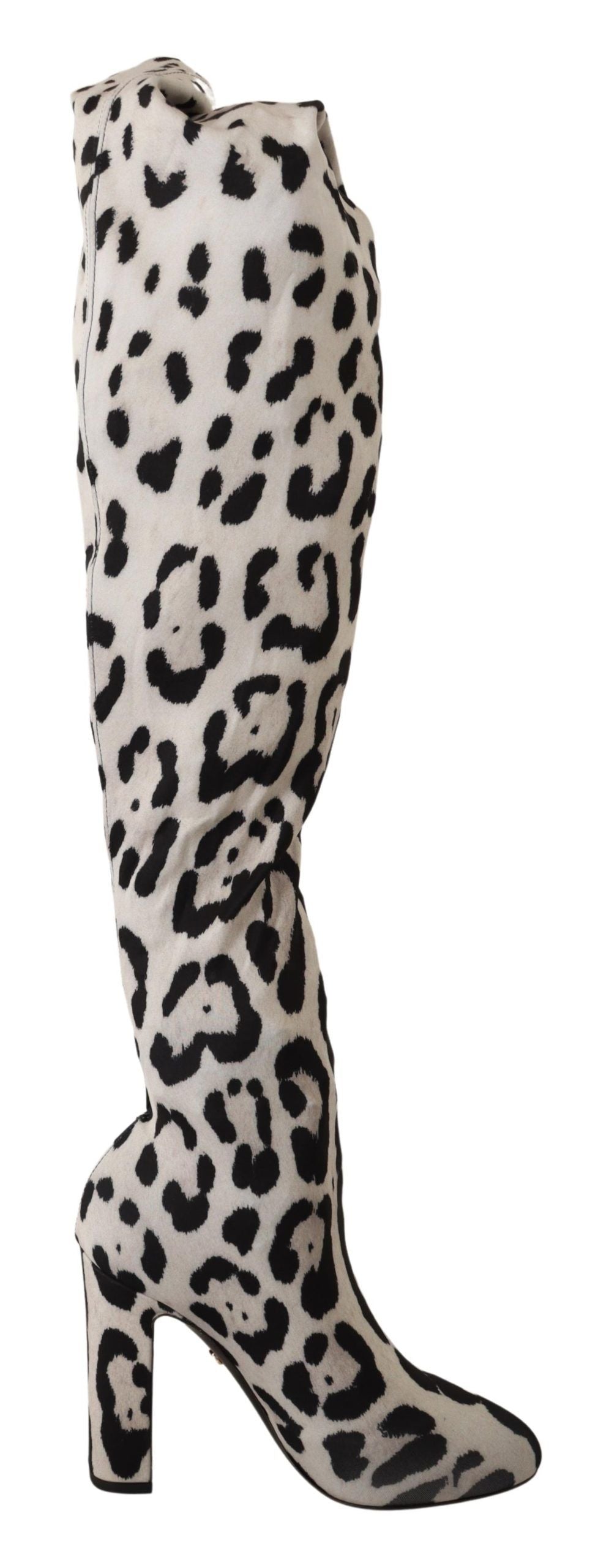 Chic Leopard High-Heel Over-Knee Boots