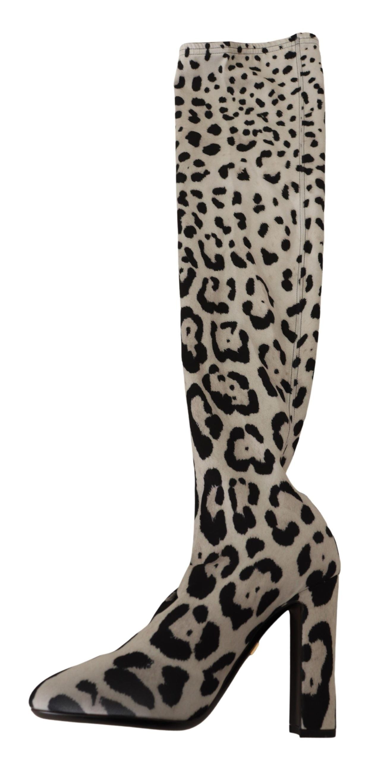 Chic Leopard High-Heel Over-Knee Boots