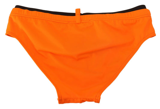 Vibrant Orange Swim Briefs - Summer Essential