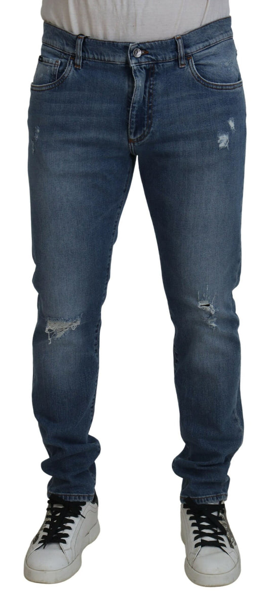 Chic Skinny Jeans in Luxe Blue