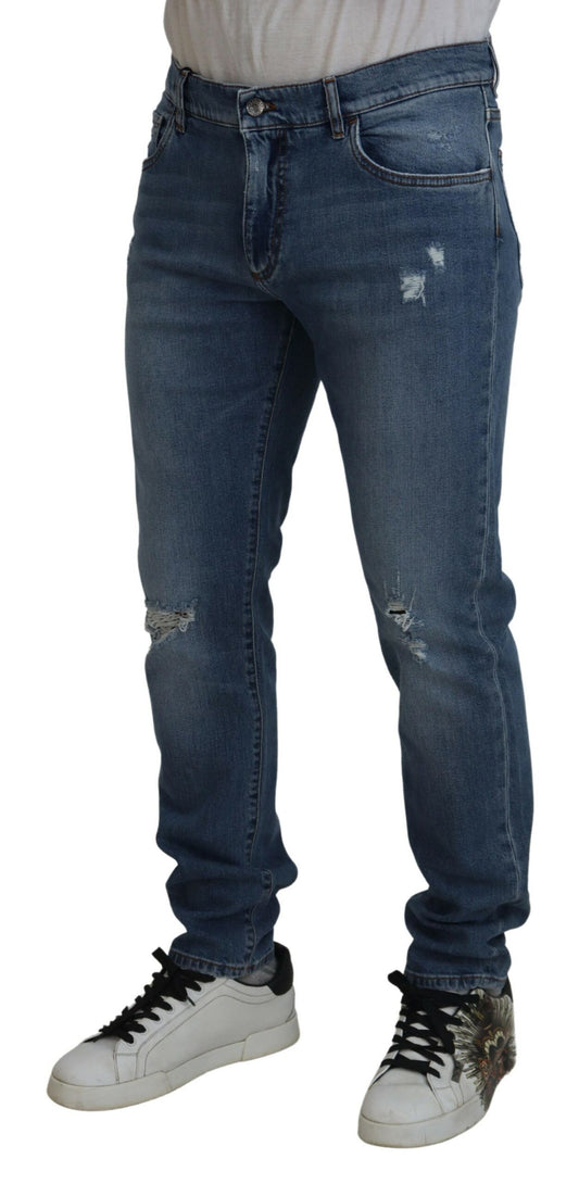 Chic Skinny Jeans in Luxe Blue