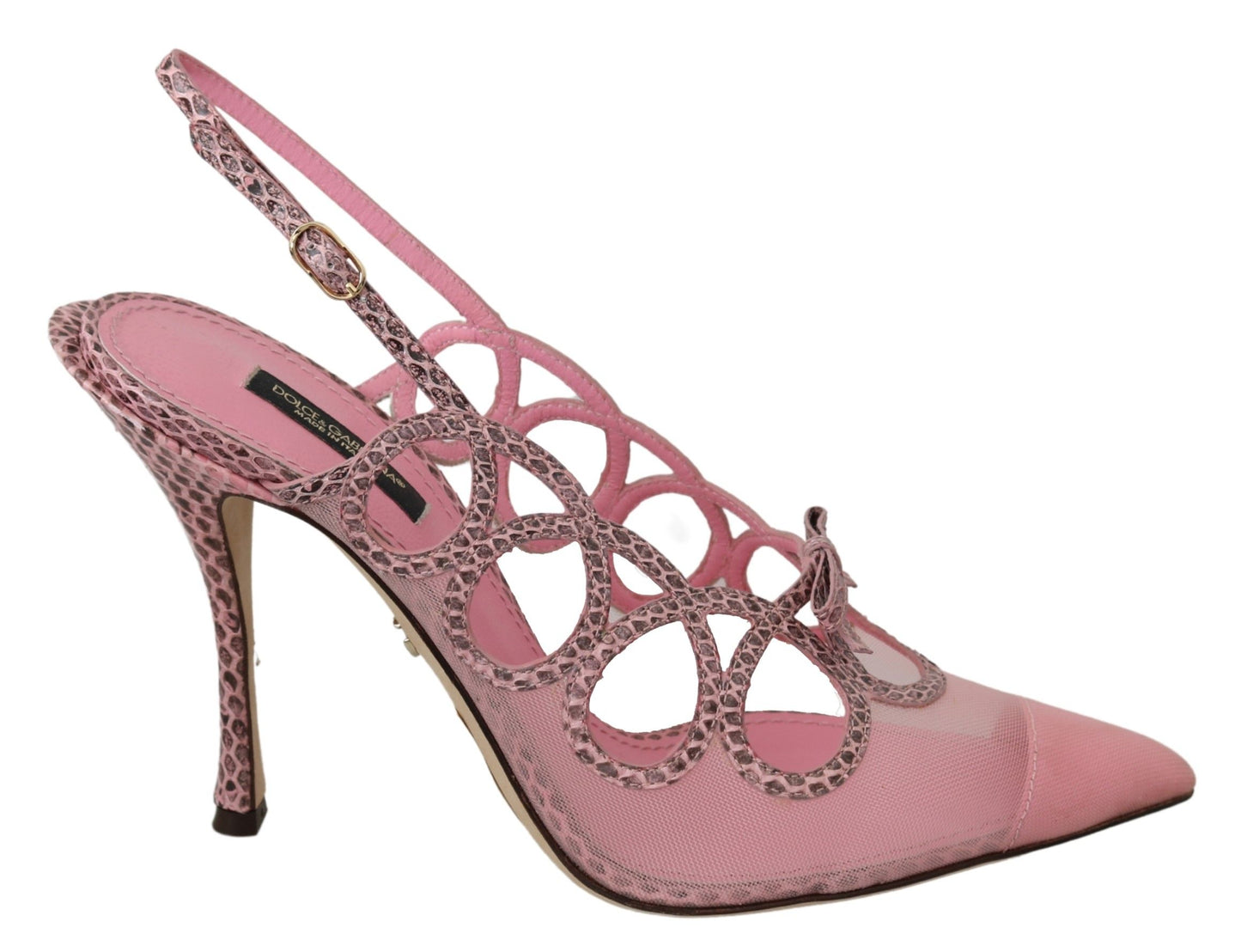 Elegant Pink Slingback Sandals
