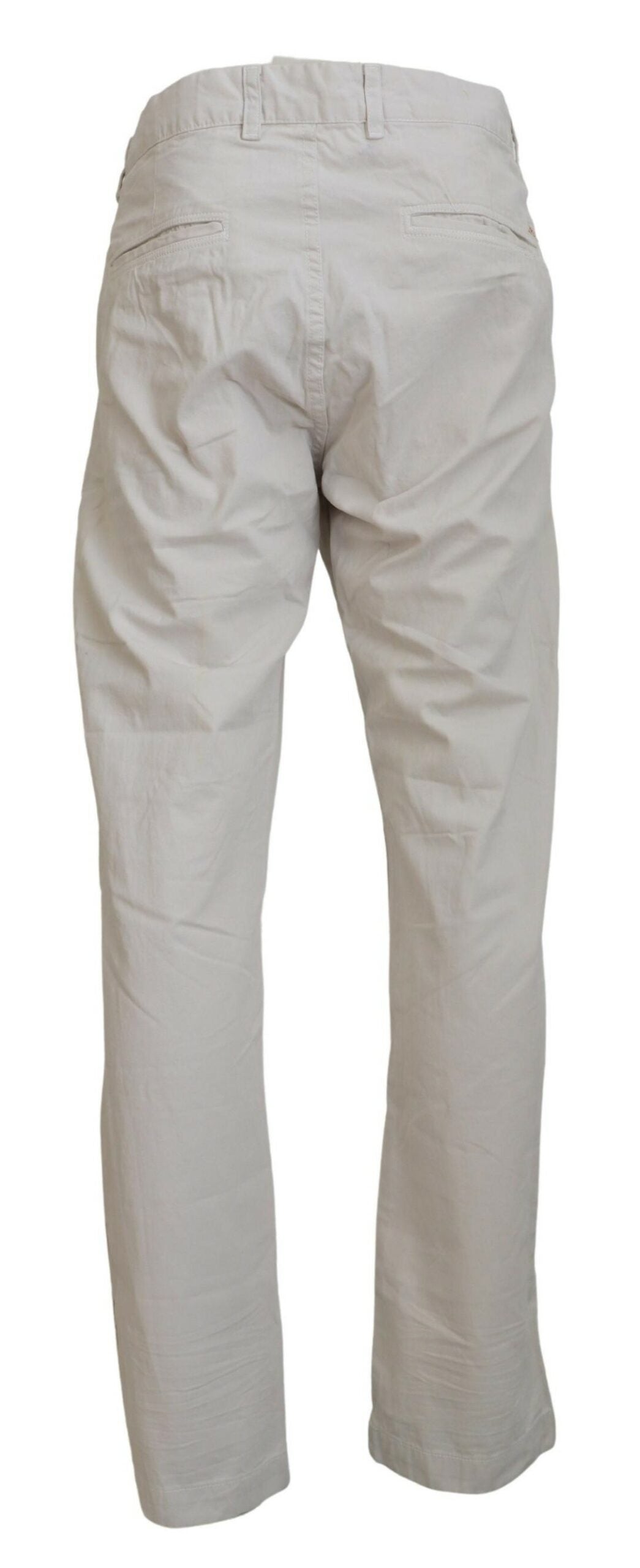 Elegant Straight White Denim Jeans